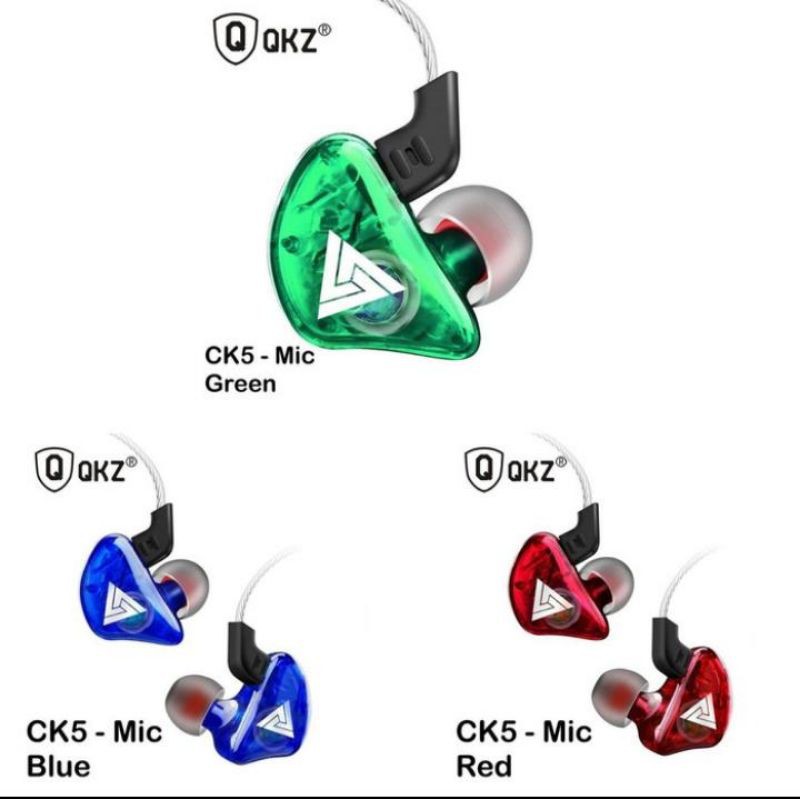 Headset QKZ CK5 Earphone Sport Model In Ear Headset QKZ CK5 Original