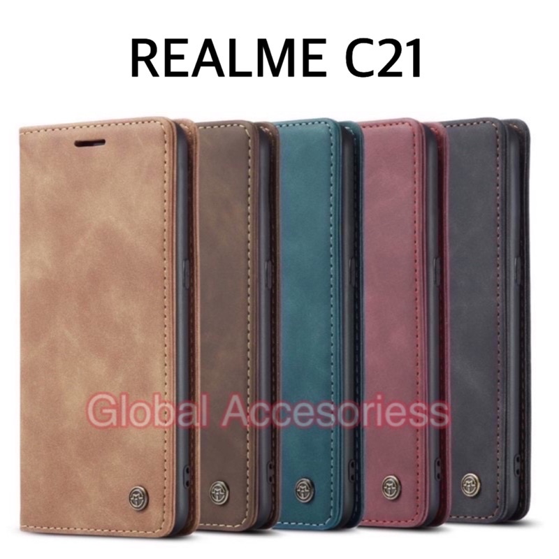 Flip Case Realme C21 Caseme Original Case Flip Cover Realme C21 Flip Case Caseme Realme C21 Flip Cov