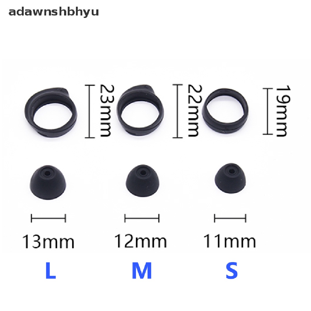 Adawnshbhyu 1Set Earphone Silikon Case Untuk Samsung R170 Galaxy Buds+Ear Pads Caps Eartips