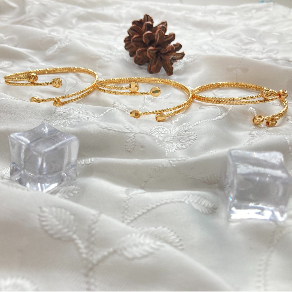 noin_acc Gelang Fashion Wanita Lapis Emas GLE-006