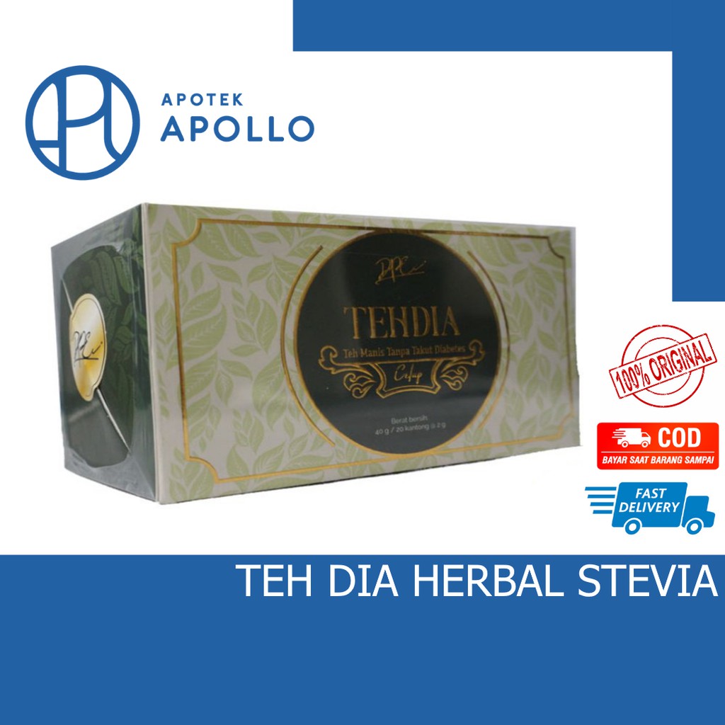 ORIGINAL TEHDIA TEH DIA HERBAL STEVIA PROMO HARGA LAMA