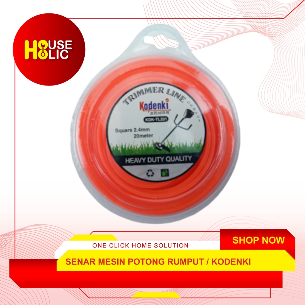 Senar Mesin Potong Rumput Trimmer Line 24MM / Senar Potong Rumput