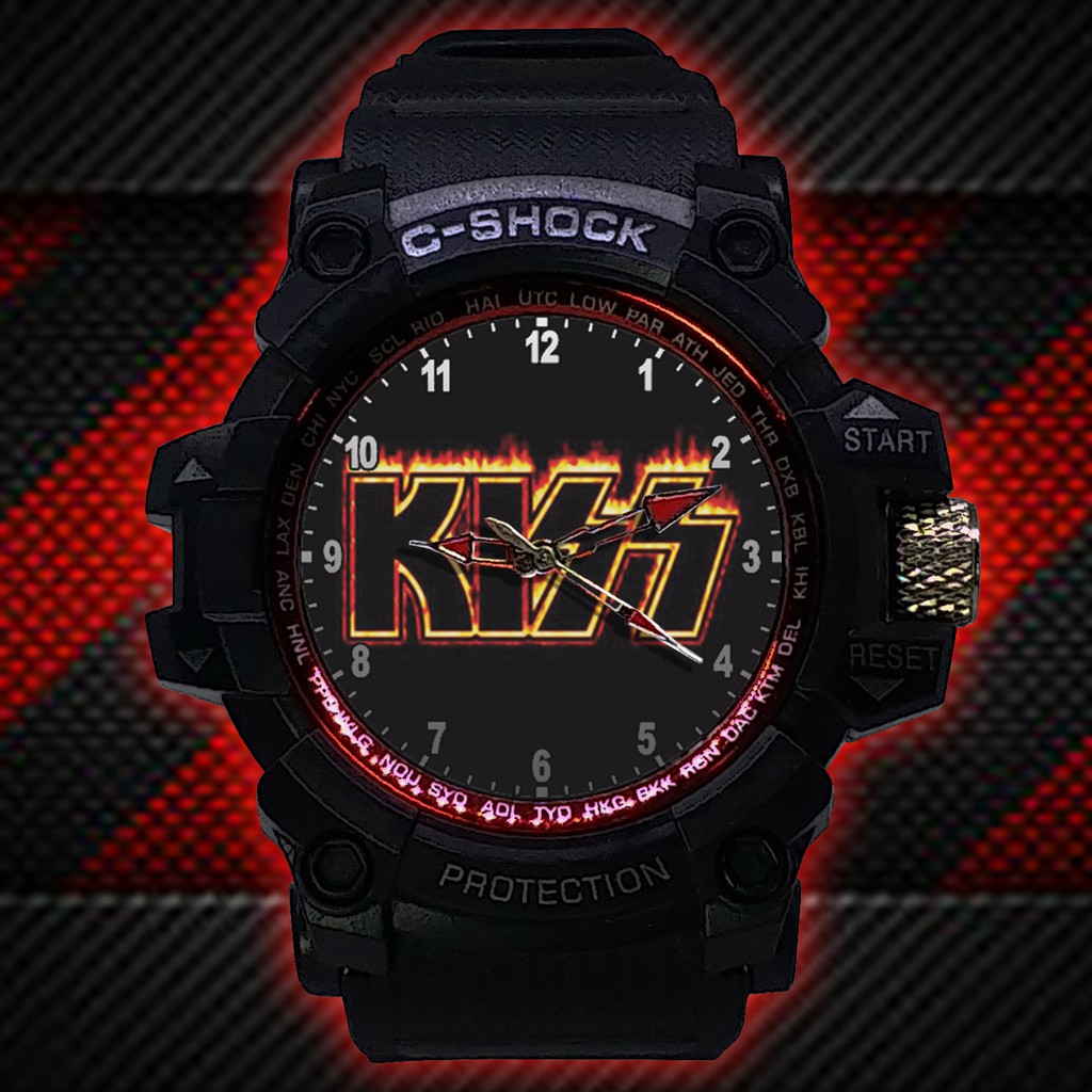 (ISTIMEWA BOSSQUE) JAM TANGAN KISS LIST MERAH - EXCLUSIVE 9