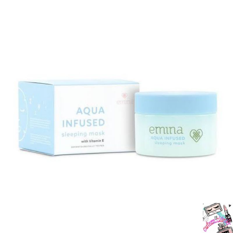 ☃Cutezz_Ching1☃Emina Aqua Infused Sleeping Mask 30g