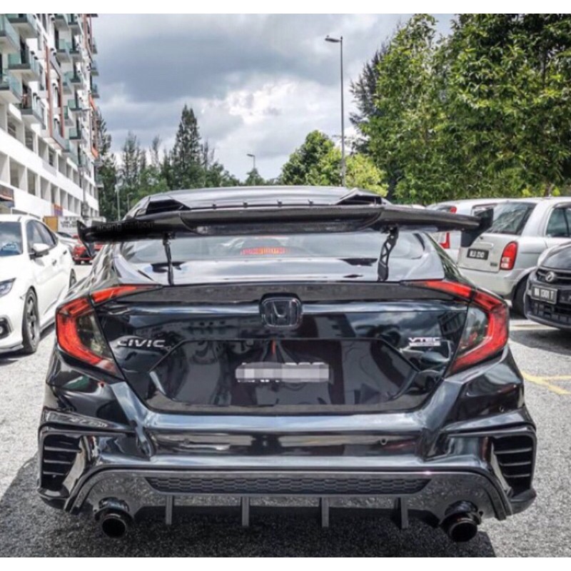 GT wing spoiler civic turbo carbon kevlar