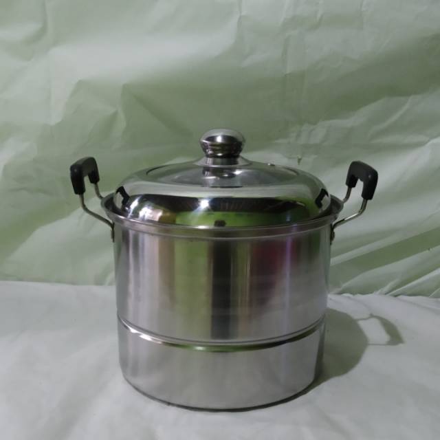 Panci kukusan masak nasi.tutup variasi kaca