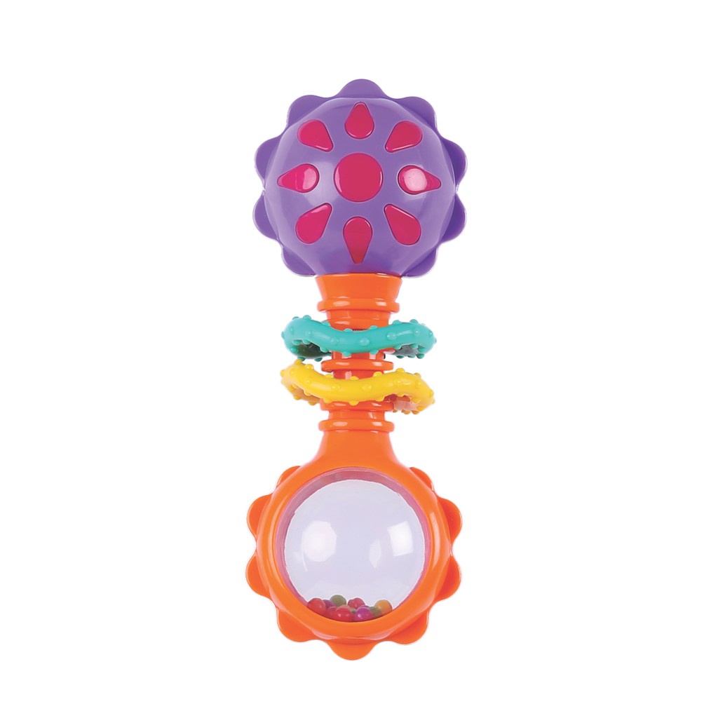 Playgro Baby Twisting Barbel Rattle - Mainan Gigit Anak Bayi Balita 3m+