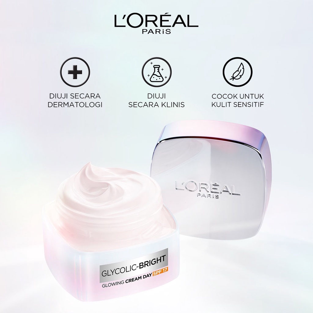 LOREAL Paris Glycolic Bright Glowing Day Cream SPF17