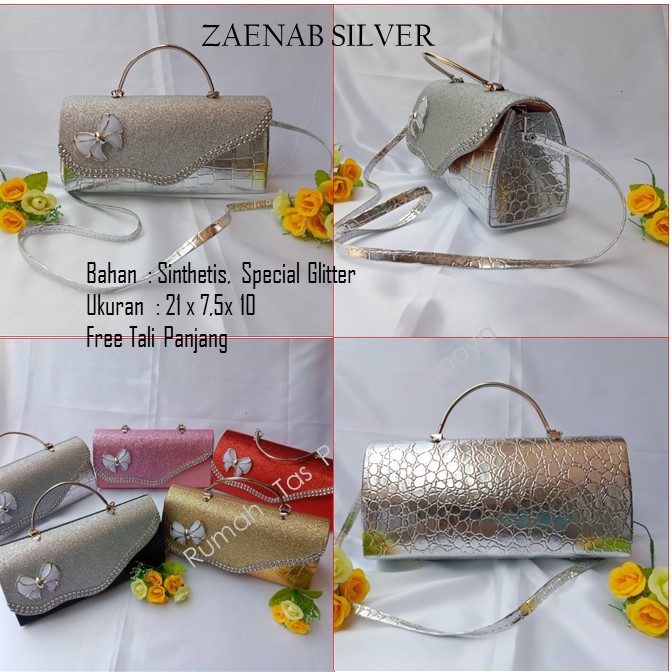 Tas Unik,Tas Elegan ,Tas Slempang,ZAENAB SILVER