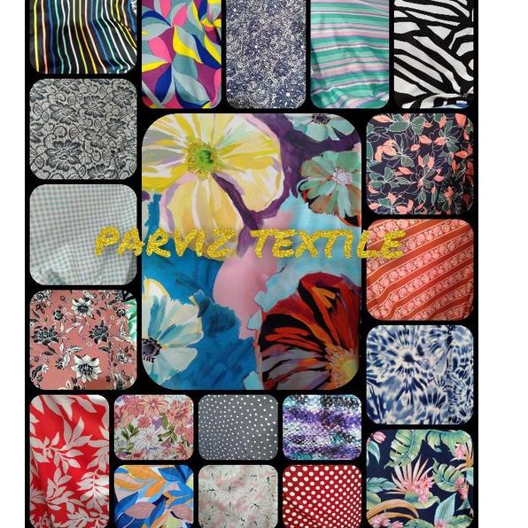Menarik.. kain spandek lycra motif premium spandex licra | likra harga per 1/2mtr