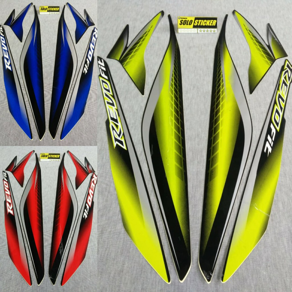 Bisa Cod Striping Sticker Motor Honda Revo Fit 11 Shopee Indonesia