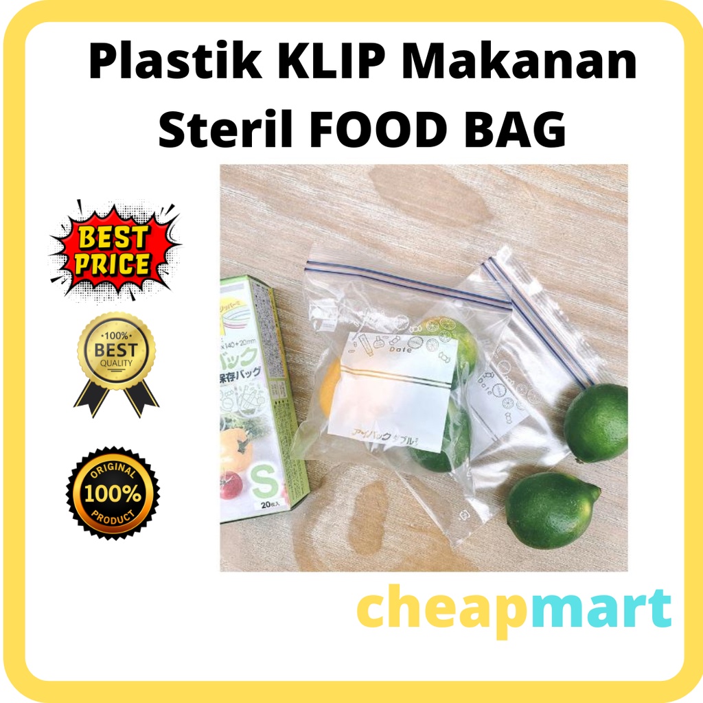 Jual MUST HAVE!! Plastik Zipper Bag Makanan HIGIENIS FOOD Grade Model ...