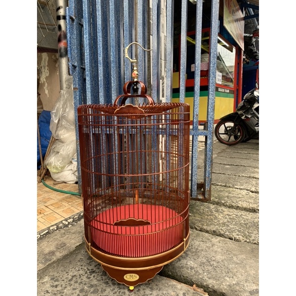 SANGKAR KANDANG MURAI CMS COKLAT KLASIK NO 2