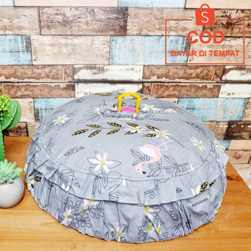 ✅COD Sarung Tudung Saji Kain Katun Diameter 56 Cm Bisa Dicuci Perlengkapan Dekorasi Meja Makan Ruang Dapur Minimalis Cantik