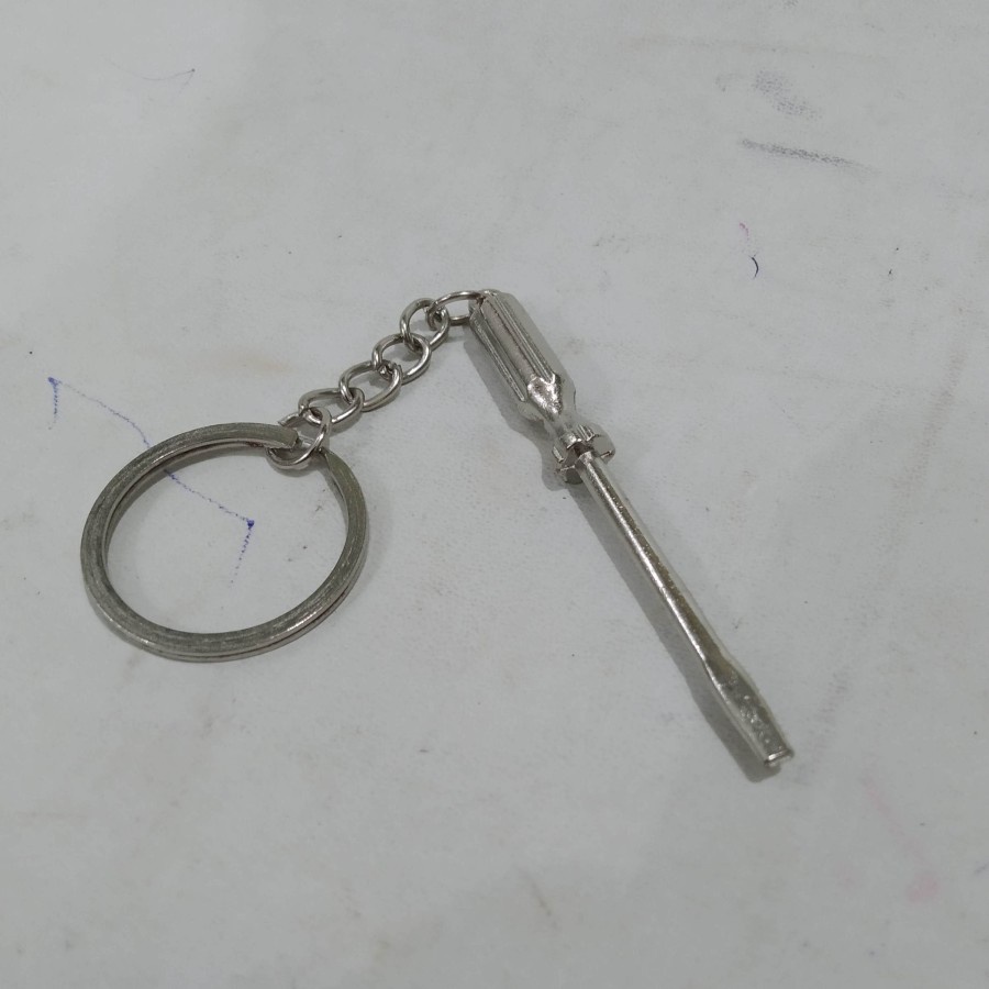 Key Chain Gantungan Kunci Ganci perkakas obeng min minus -