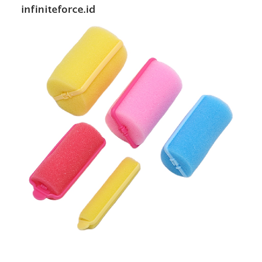 Infiniteforce.id 1 Set Roller Spons Pengeriting Rambut Gaya Vintage