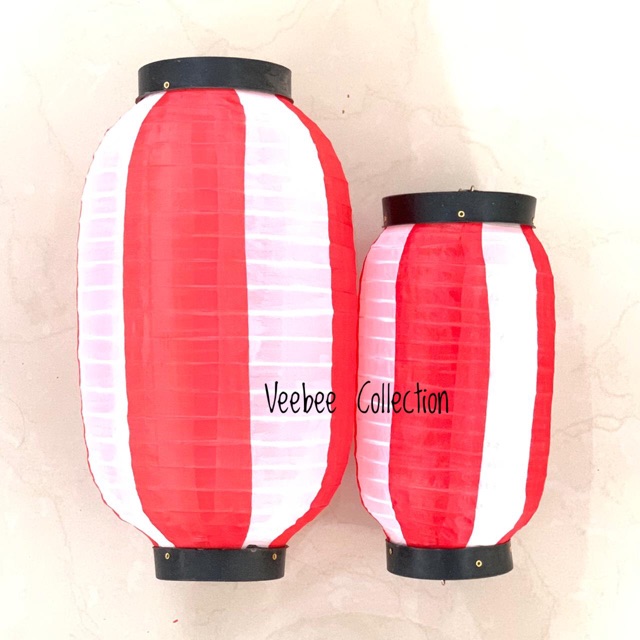 Lampion Bendera Lonjong 20cm. lampion agustusan. Dekorasi agustusan