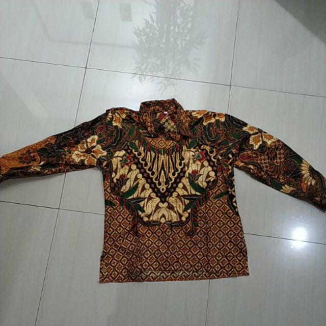 Batik Pria Kemeja Batik Pria Lengan Panjang Baju Batik Pria Batik Pekalongan Ab001