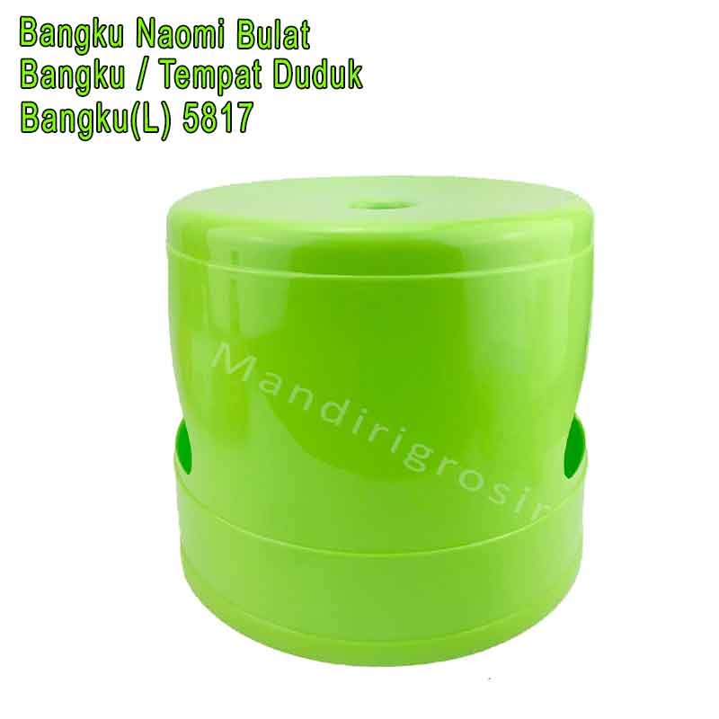 Bangku Plastik * Bangku Naomi Bulat * Tempat Duduk * Bangku(L) 5817