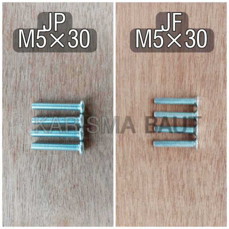 Baut JP M5 x 30 ( baut JP 5x30 ) / Baut JF M5 x 30 ( baut JF 5x30 )