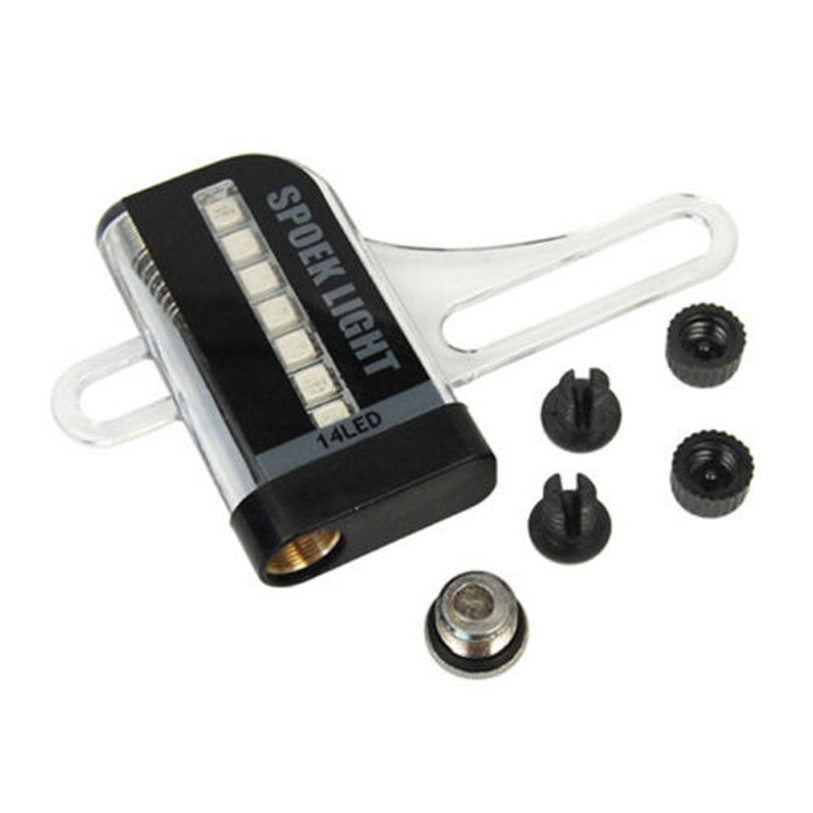 Lead Bike Lampu Roda Sepeda 14 LED Flash - A02 - Multi-Color