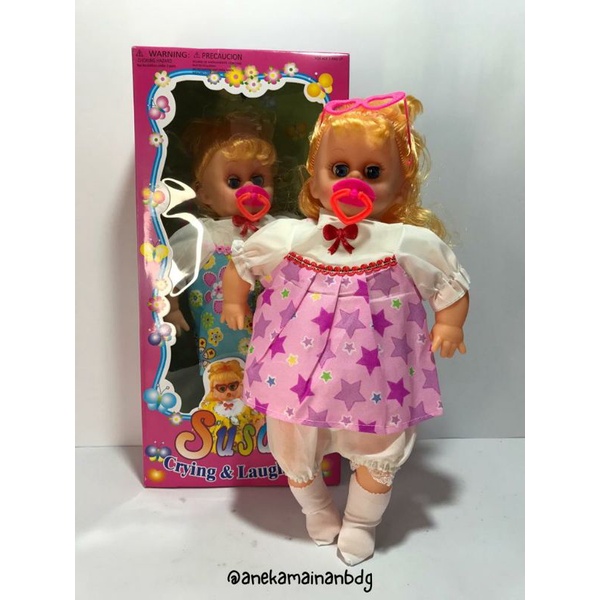 MAINAN BONEKA PRETTY SUSAN CRYING & LAUGHING