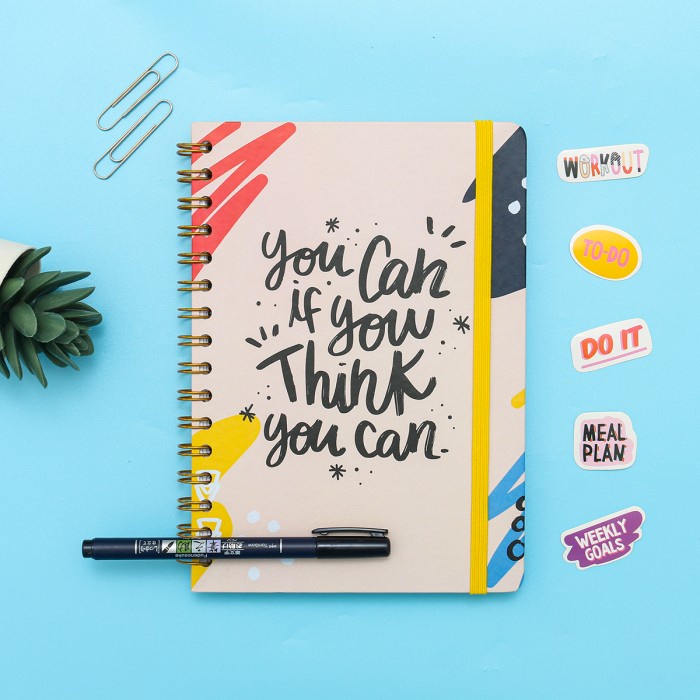 

[RESTOCK] Notebook Spiral #BRUSH - Notebook Custom - garis