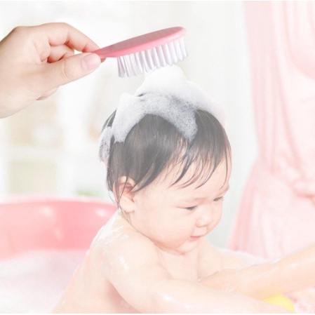 Sisir Sikat Rambut Bayi Pijat Mandi Baby Bath / Baby Brush Comb / Sikat Sisir Berbulu Halus