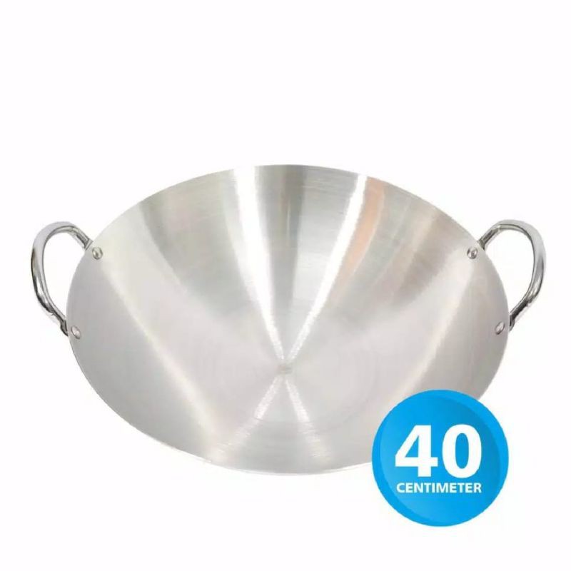 Calypso Kuali Wajan 40cm Penggorengan Stainless Steel