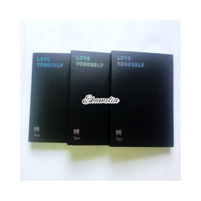 UPDATE ALBUM BTS LOVE YOURSELF "TEAR" Y. O. U. R And V Photocard (UNSEALED)