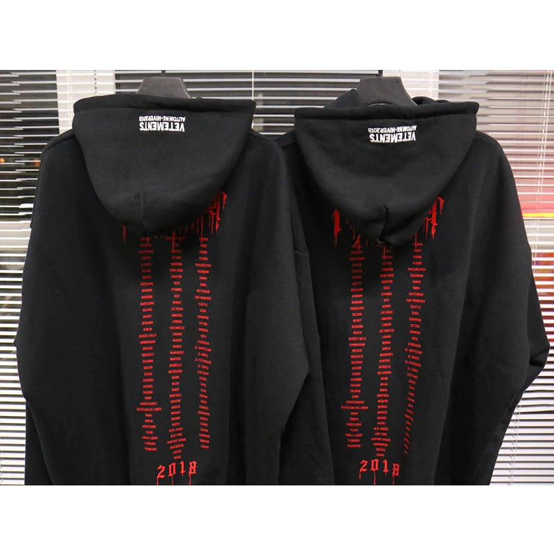 vetements fall winter 2018 hoodie