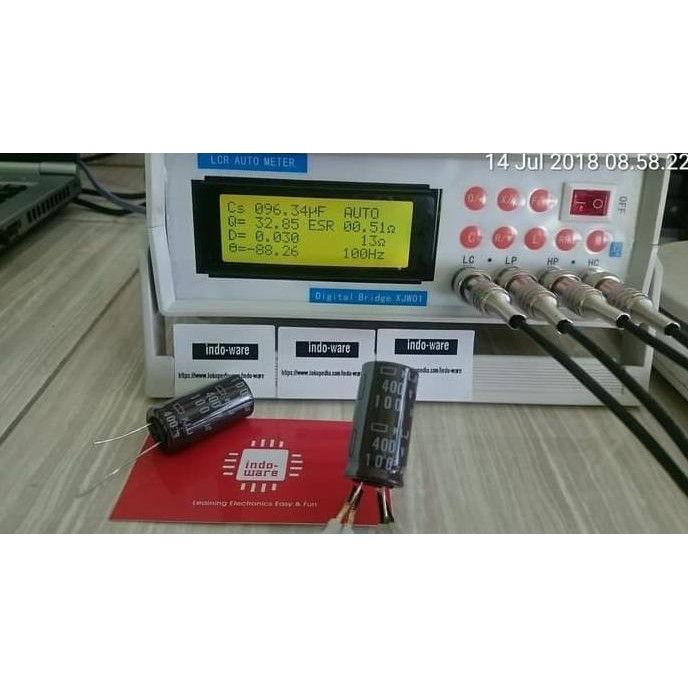 100uf 400v 100 uf 400v elco elko electrolytic capasitor 400 volt invepow21 Berkualitas