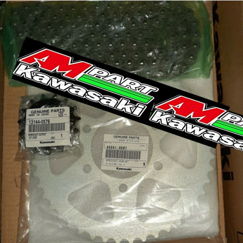 gear set er6n er6 Ninja 650 Original kawasaki / KGP
