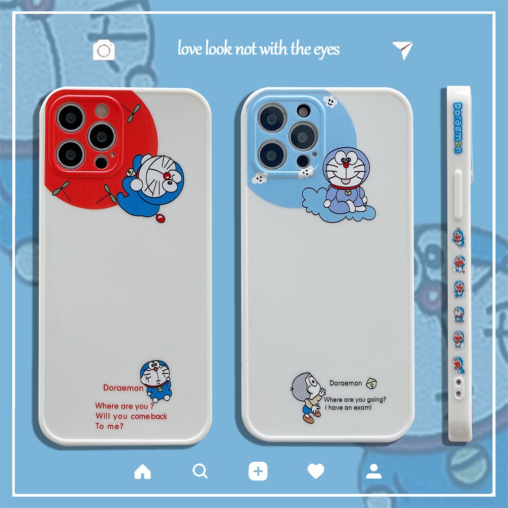 OPPO A95 A93 A55 A15 A15S A35 Realme V13 Cute Doraemon