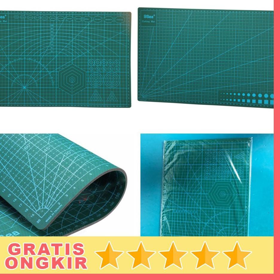 

Stok L@g!>9Sea Work Cutting Mat Pad A3 45 x 30cm - Green etlaseI42
