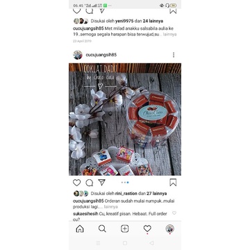

Coklat dadu tenteng