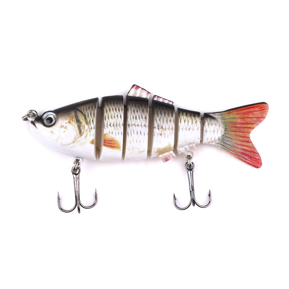 HENGJIA 1pc 10cm jointed minnow umpan pancing crankbait fishing lure swimbait memancing ikan tackle