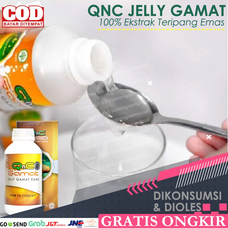 Obat Untuk Telinga Berdengung, Sakit / Nyeri Telinga Jelly Gamat QNC Termurah Isi 300ml