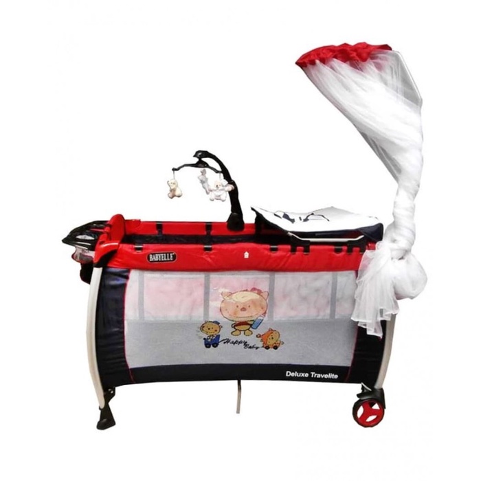 BABYELLE BABY BED BE-9A89 XLR RED box bayi| C050100083
