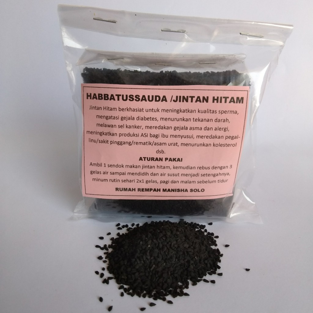 Habbatussauda / Jintan Hitam Biji 500gr