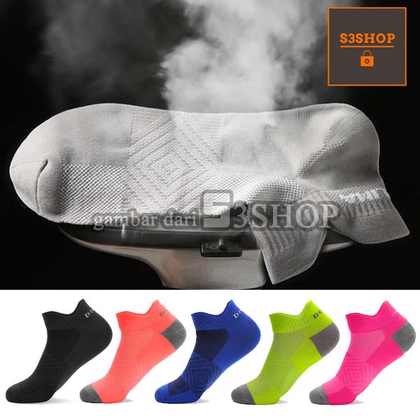 Kaos Kaki Basket Gym Jogging Warna Premium Ankle Sport Socks Tebal Fit di Kaki