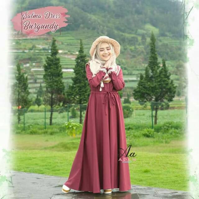 Salma dress#gamis ori by Aden#Gamis syar'i