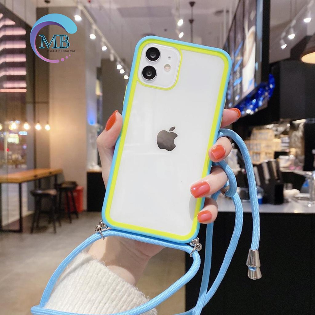 SOFTCASE SLINGCASE LANYARD TALI AURORA SAMSUNG A32 A52 A72 S20 S11 S20+ S11+ NOTE 10 PRO ULTRA MB768