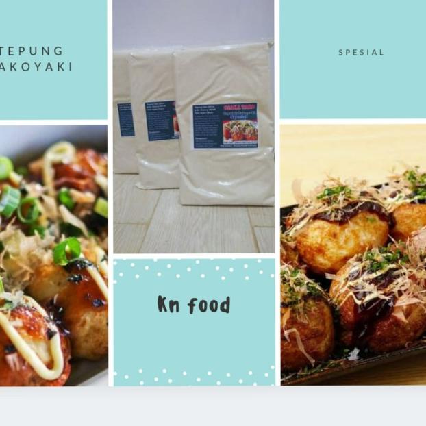 

☈ Tepung Takoyaki - Tepung Premik Takoyaki Special 1Kg ♚