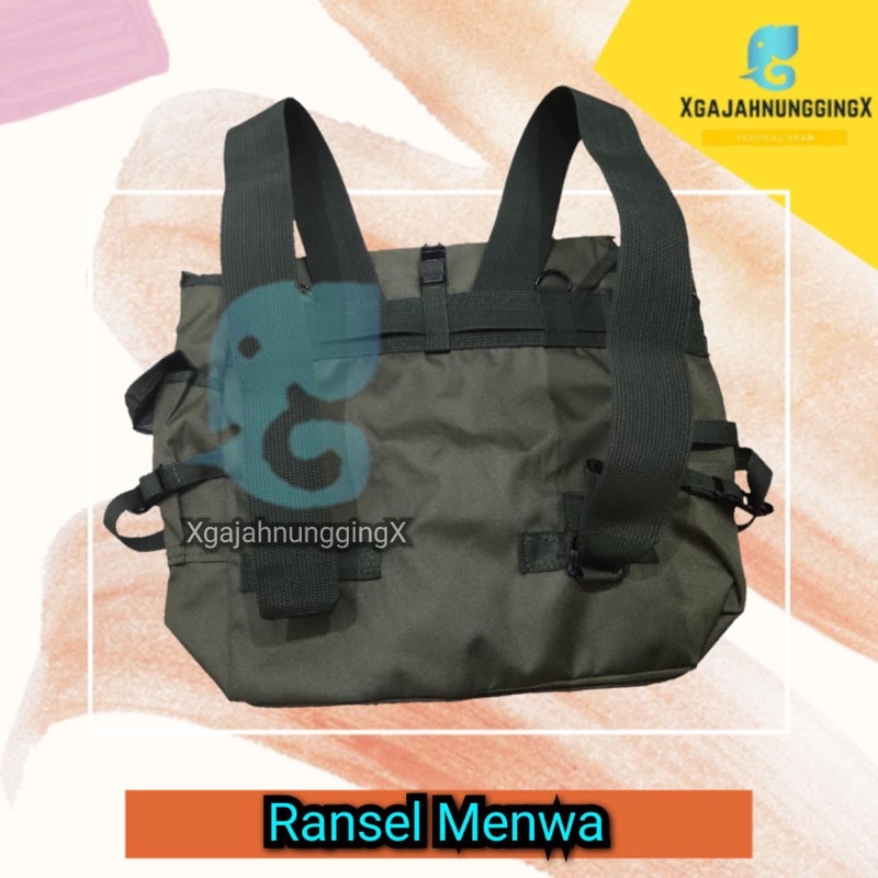 Paket Super Seragam Menwa Resimen Mahasiswa Seragam PDL ransel Topi Rimba Sabuk Kecil Kopel Dahrim X Berkualitas Murah Bandung