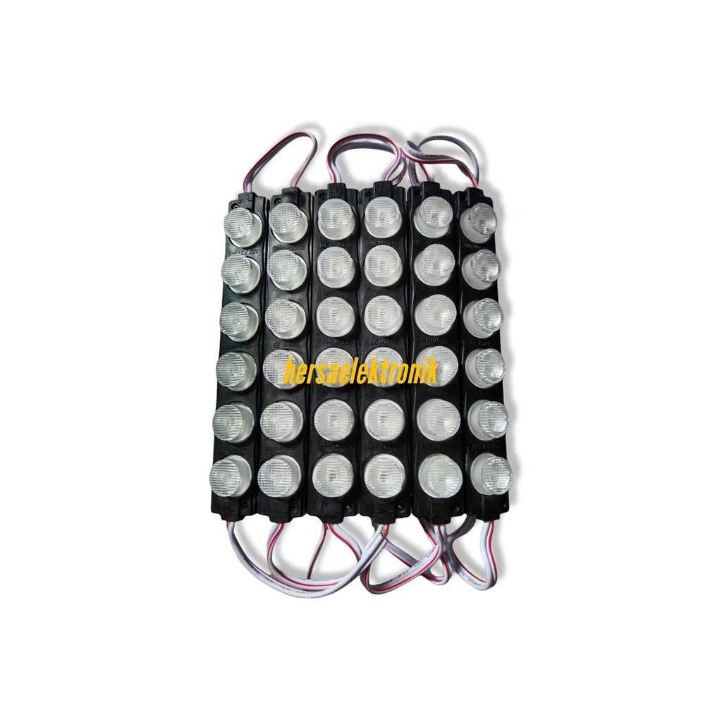 lampu Led modul 6 mata RGB 12v 6watt