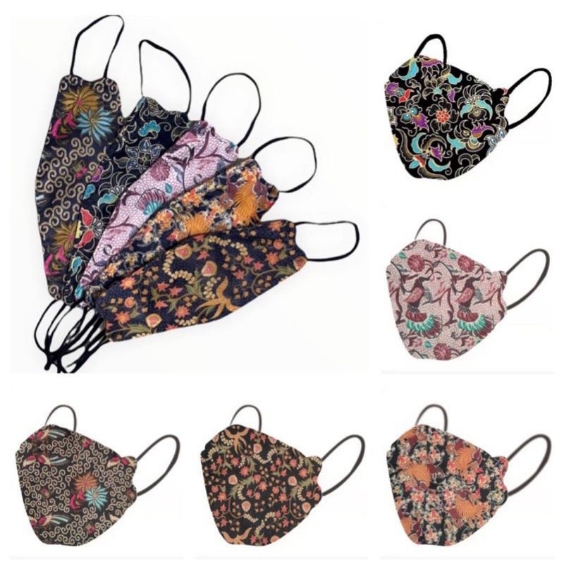 MASKER KF94 4PLY MOTIF BATIK CAREION