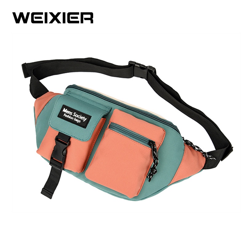 WEIXIER Y9574 Tas Selempang Wanita Waistbag Kanvas WK-SBY