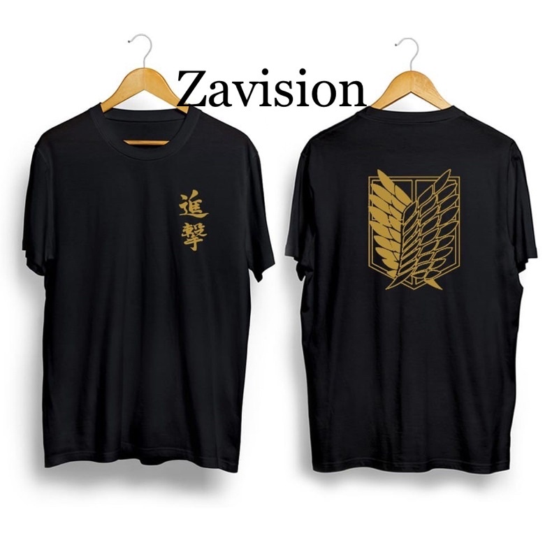 KAOS ANIME KAOS ATTACK ON TITAN DUAL KAOS DISTRO