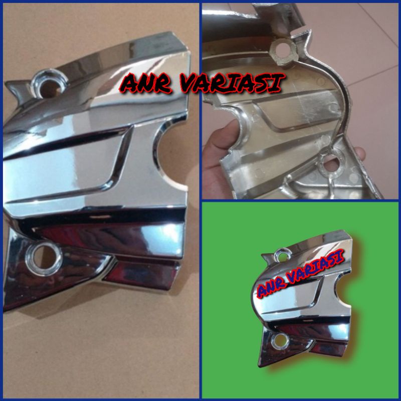 Cover gear tutup gir depan jupiter z chrome tutup gir depan jupiter z lama old 2001-2005 jupiter z